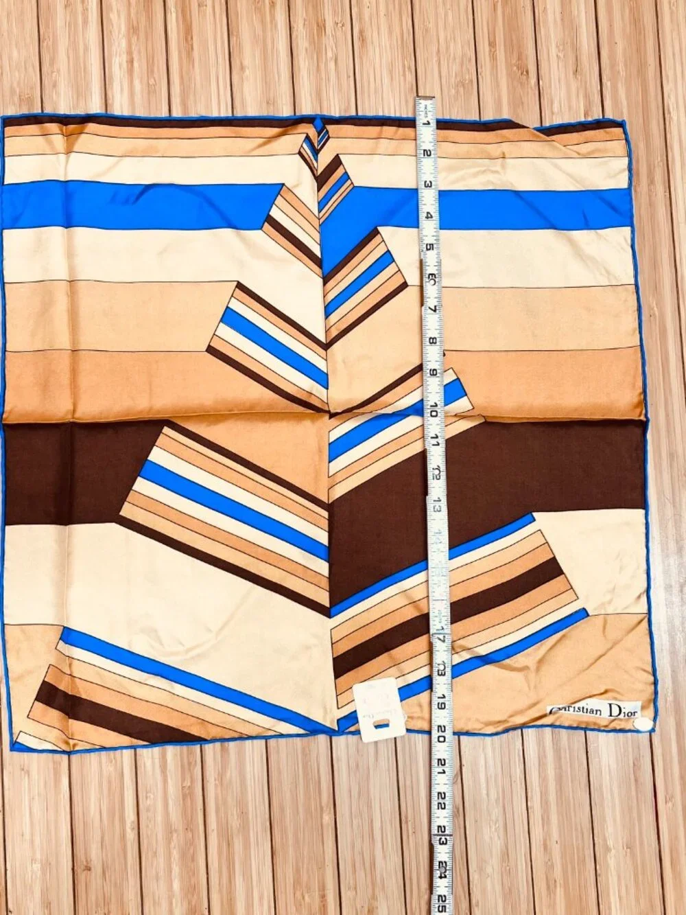 New-Christian Dior  silk Satin Neck-kerchief 20